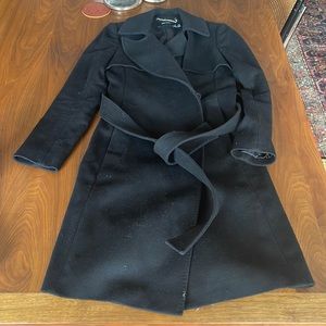 Karen Millen Wool Coat in Black